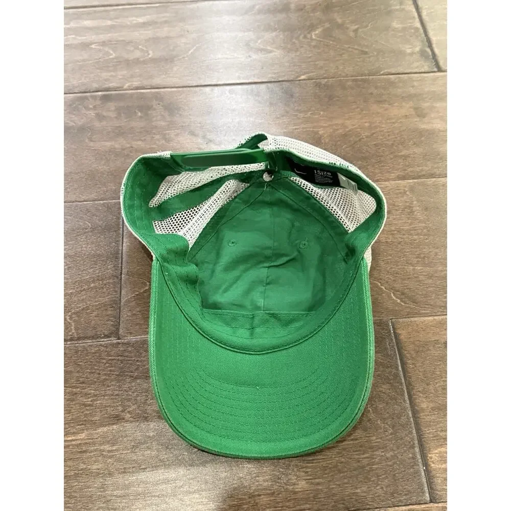Nike Heritage86 Mens Green NCAA Oregon Ducks Swoosh Adjustable Strapback Hat Cap